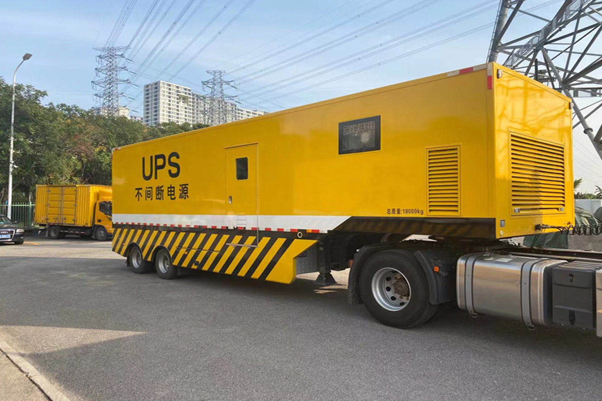 新建发电机租赁施工现场
